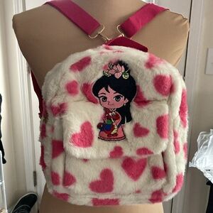 Disney Mulan fuzzy mini backpack